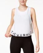 Jessica Simpson The Warm Up Juniors' Graphic Swing Crop Tank Top, Only At Macy's