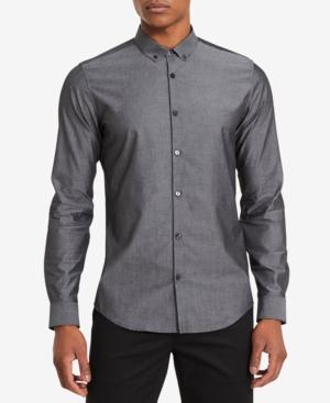 Calvin Klein Men's Infinite Bi-stretch Chambray Shirt