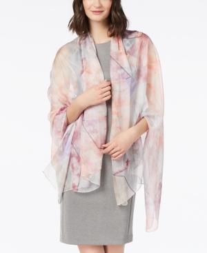 Cejon Abstract-print Oversized Chiffon Scarf