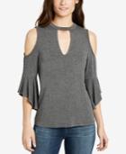 William Rast Sebastian Cold-shoulder Top
