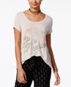 American Rag Ruched-back Graphic T-shirt, Only At Macy's