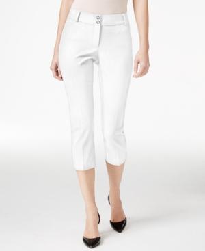 Alfani Petite Slim-leg Capri Pants, Only At Macy's