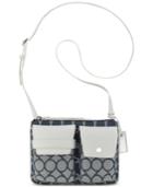 Nine West Signature Jacquard Pop Pocket Small Crossbody