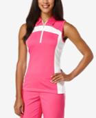 Pga Tour Colorblocked Sleeveless Top