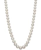 Belle De Mer Cultured Freshwater Pearl (7-1/2 To 11mm) Graduated Pearl Collar Necklace, Created For Macy's