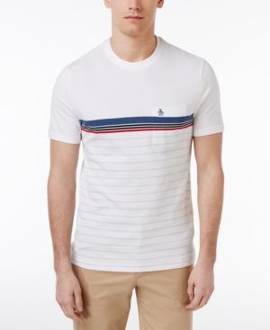 Original Penguin Men's Slim-fit Stripe T-shirt