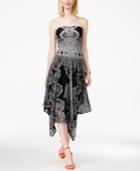 Inc International Concepts Petite Strapless Convertible Printed Maxi Dress, Only At Macy's