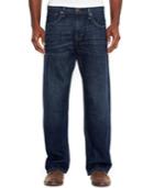Levi's 569 Loose Straight-fit Dark-chipped Jeans