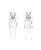Customize: Switch To Knee-length Skirt Without Slit - Fame And Partners Knee-length Dress