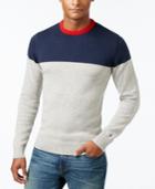 Tommy Hilfiger Men's Donegal Custom-fit Colorblocked Sweater