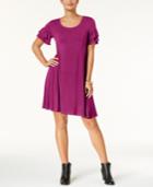 Style & Co Ruffle-sleeve Dress, Created For Macy's