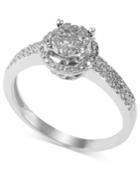 Bouquet By Effy Diamond Circle Cluster Ring (1/2 Ct. T.w.) In 14k White Gold