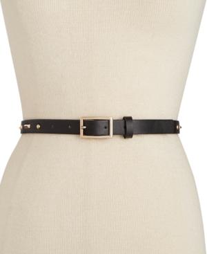 Inc International Concepts Carma Studded Skinny Belt, Only At Macy's