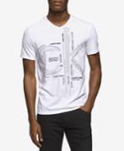 Calvin Klein Men's V-neck Ck Logo T-shirt