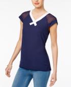 Maison Jules Colorblocked Contrast Sweater, Created For Macy's