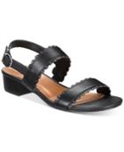 Style & Co Martinee Block-heel Sandals, Created For Macy's Women's Shoes