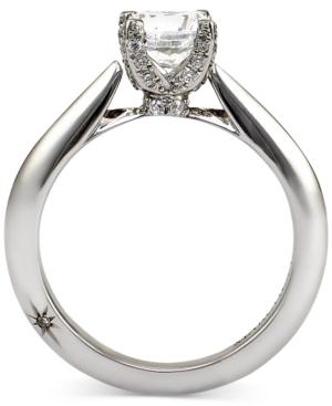 Classic By Marchesa Certified Diamond Solitaire Engagement Ring In 18k White Gold (1 Ct. T.w.)