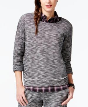 G.h. Bass & Co. Marled Long-sleeve Top