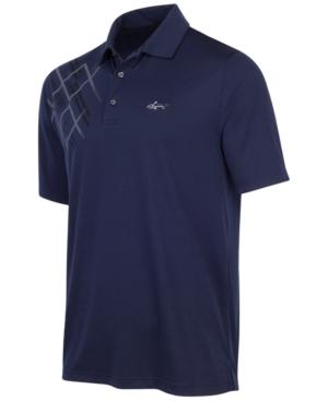 Greg Norman For Tasso Elba Men's Argyle Golf Polo