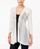 Style & Co. High-low Lightweight Cardigan, Only At Macy's