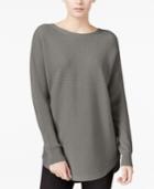 Bar Iii Ribbed High-low Sweater, Only At Macy's