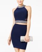 B Darlin Juniors' 2-pc. Embellished Bodycon Dress