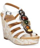Dolce By Mojo Moxy Corona Platform Wedge Sandals Women's Shoes