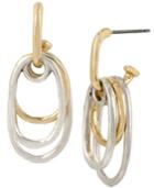 Robert Lee Morris Soho Two-tone Multi-oval Drop Earrings