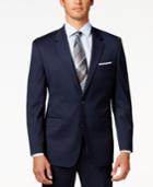 Alfani Men's Traveler Navy Solid Classic-fit Jacket, Created For Macy's