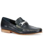 Calvin Klein Bruce Washed Leather Loafers Men's Shoes