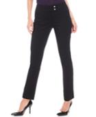 Style & Co Petite Slim-leg Tummy-control Pants, Only At Macy's