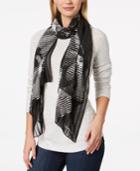 Calvin Klein Graphic Floral Chiffon Scarf, A Macy's Exclusive Style