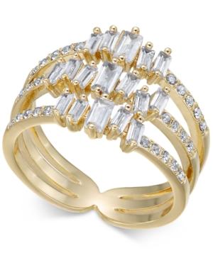 I.n.c. Gold-tone Crystal Stack Ring, Created For Macy's