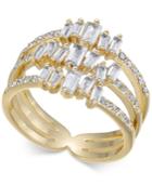 I.n.c. Gold-tone Crystal Stack Ring, Created For Macy's