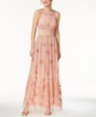 Jessica Howard Beaded Embroidered Gown
