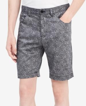 Calvin Klein Men's Slim-fit Printed Denim 9 Shorts