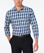 Alfani Men's Check Long-sleeve Shirt, Slim Fit