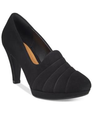 Clarks Women's Narine Flora Suede Pumps Women's Shoes