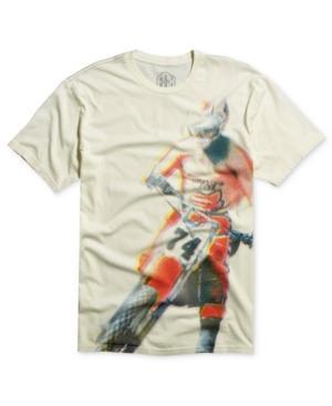 Fox T-shirt, Divide Line Short Sleeve Graphic T-shirt