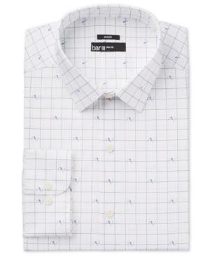 Bar Iii Men's Slim-fit Birds On Wire Print Dress Shirt, Only At Macy's