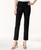 Charter Club Solid Tummy Control Ankle Pants, Only At Macy's