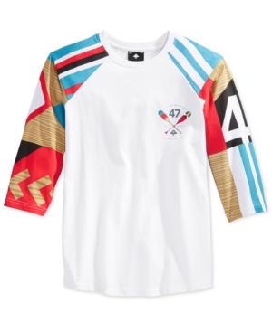 Lrg Men's Paddle Team Graphic-print Raglan-sleeve T-shirt