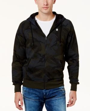 G-star Raw Men's Camo Zip-front Hoodie