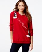 Alfred Dunner Petite Musical Penguins Sweatshirt, Only At Macy's