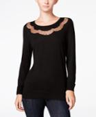 Maison Jules Illusion Sweater, Only At Macy's