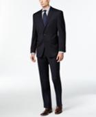 Calvin Klein Solid Navy Slim-fit Suit