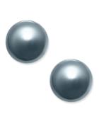 Charter Club Silver-tone Imitation Gray Pearl Stud Earrings, Only At Macy's