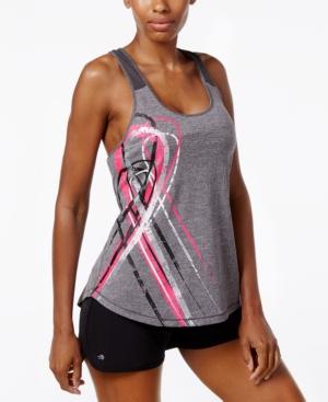 Ideology Pink Ribbon Metallic Graphic Tank Top, Only At Macy's