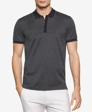Calvin Klein Men's Textured Geo-pattern Polo