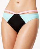 Coco Rave Keep It Cute Cutout Colorblocked Bikini Bottom Women's Swimsuit
